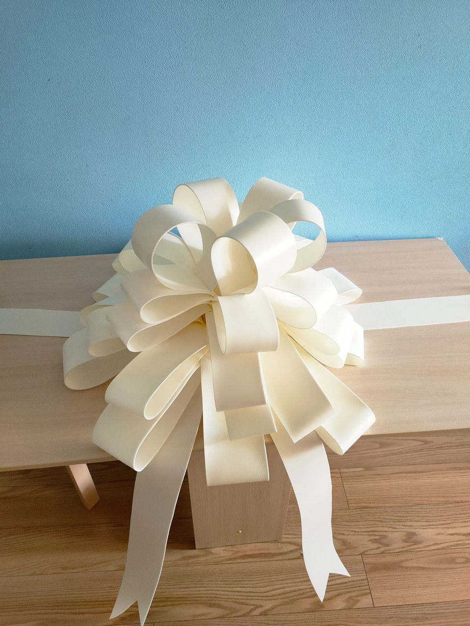 Великий бант, большой бант, бант, белый бант, большой бант, бант на машину, бант, бантик - Зображення 5