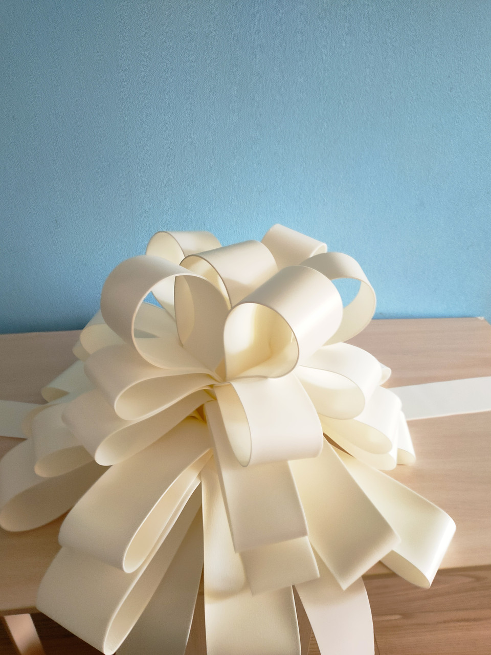 Великий бант, большой бант, бант, белый бант, большой бант, бант на машину, бант, бантик - Зображення 6