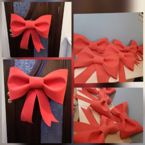 Бант новорічний подарунковий