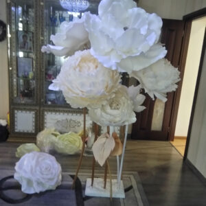 Квіти ростові, квіти великі, квіти з фоамирану