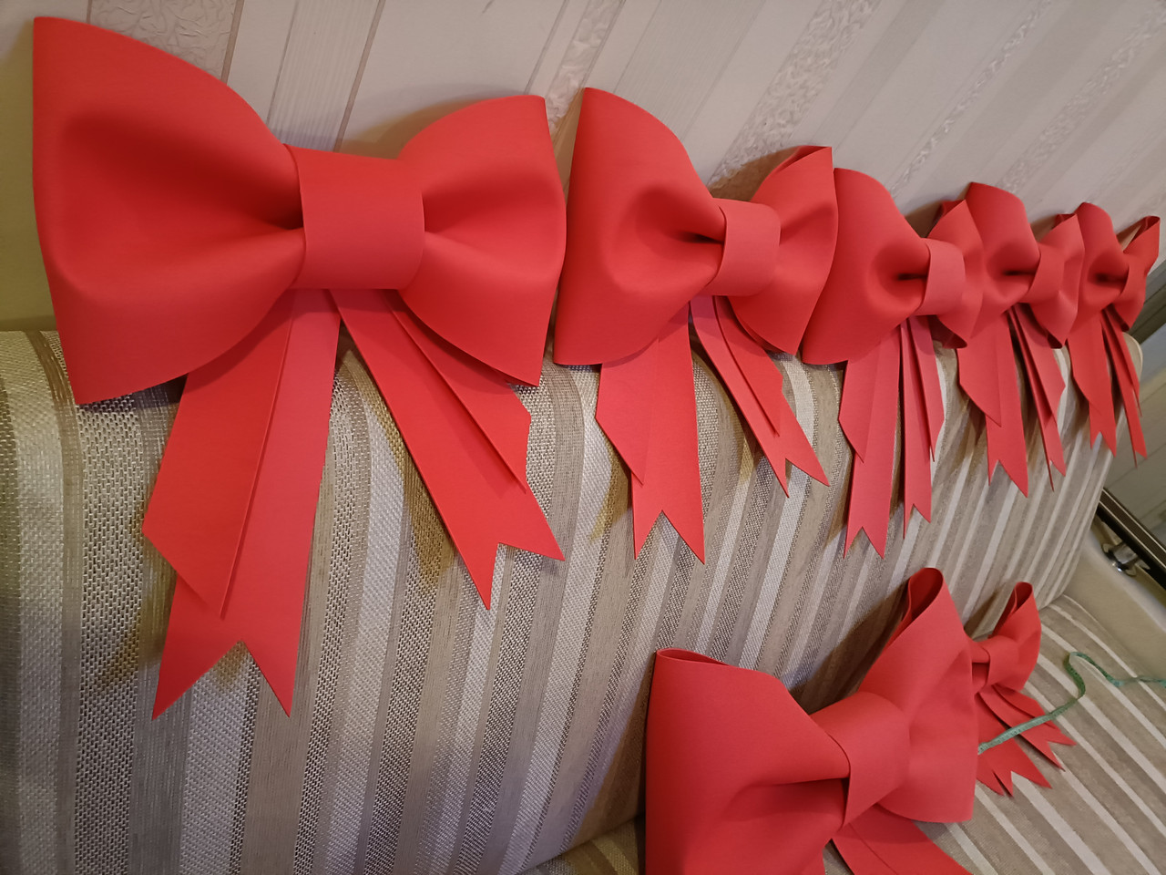 Бант червоний великий - Зображення 4