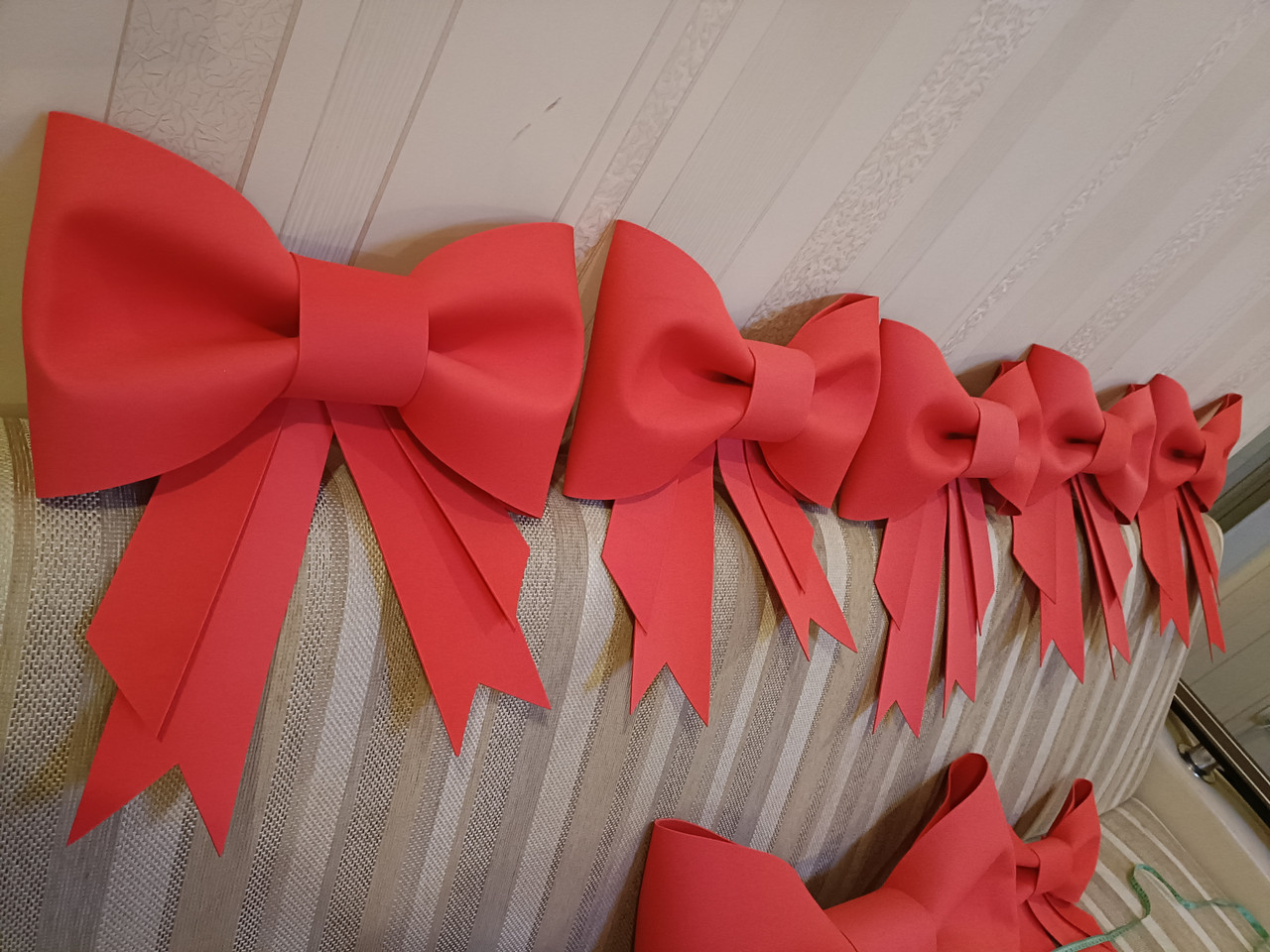 Бант червоний великий - Зображення 5