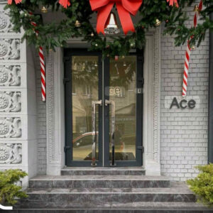 Бант червоний великий