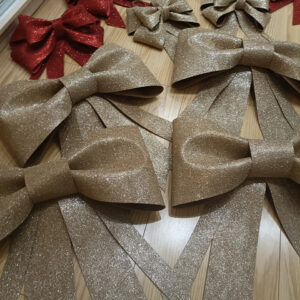 Бант золотий, бант 65см