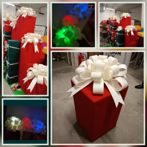 Бант на коробку, бант на фасад, бант на вітрину